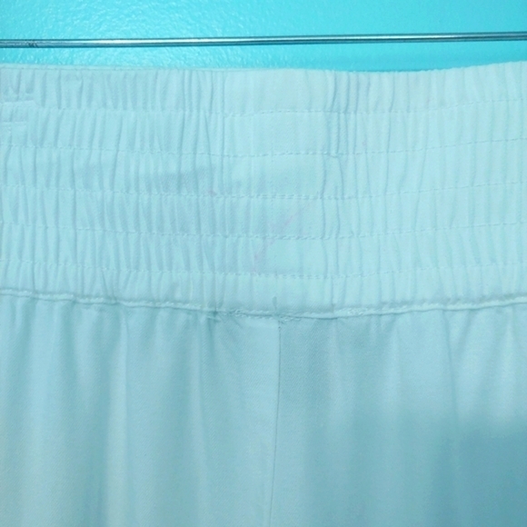 SAKS Fifth Avenue Women's Wide-Leg Smocked Culottes in White - Picture 12 of 12